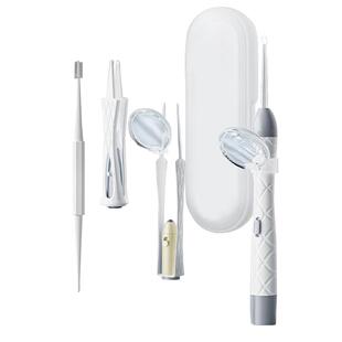 马博士儿童挖耳勺掏耳勺发光可视掏耳朵神器采耳工具套装白4件套