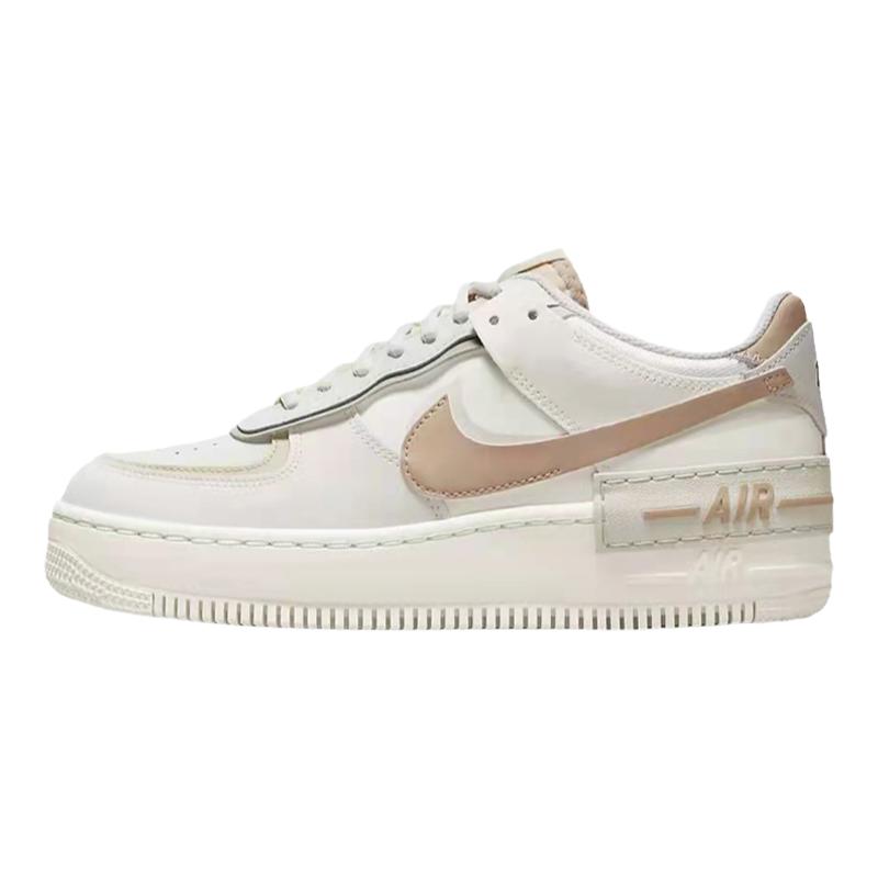 牛哄哄 Nike Air Force Shadow AF1奶油低帮休闲板鞋 CI0919-116