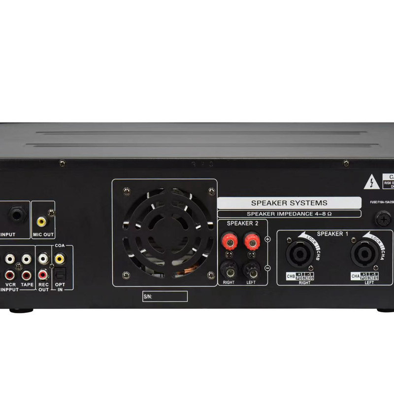 110V220电压蓝牙功放KTV防啸叫重低音家用卡拉ok功放台湾欧美