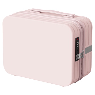 14寸粉色密码锁隔层登机行李箱