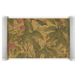 北宋 赵佶 写生翎毛图 花鸟国画高清复刻手卷装裱学习临摹装饰画