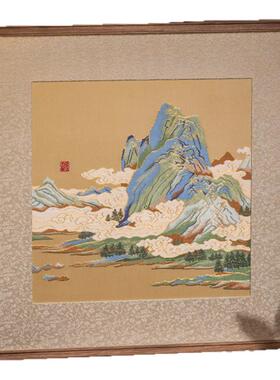 南京云锦研究所山水清音装饰画
