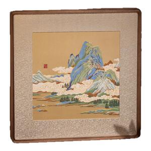 南京云锦研究所山水清音装饰画