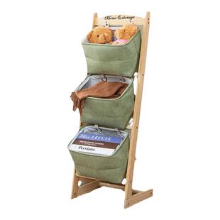 客厅零食置物架儿童玩具收纳架挂篮落地储物柜子收纳神器多层书架