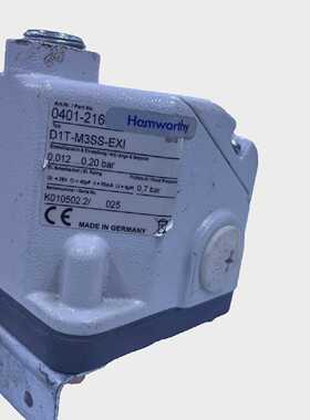 Barksdale Type D1T-M3SS-EXI P/N 0401-216 PRESSURE SWITCH 0.0