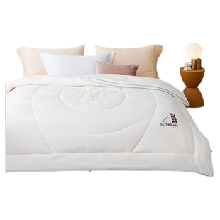南方寝饰A类抗菌超柔大豆纤维被子高弹蓬松春秋被四季通用空调被