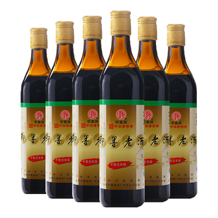 即墨老酒干型五年500ml*6瓶整箱实惠装焦香型黍米酿即墨黄酒低糖
