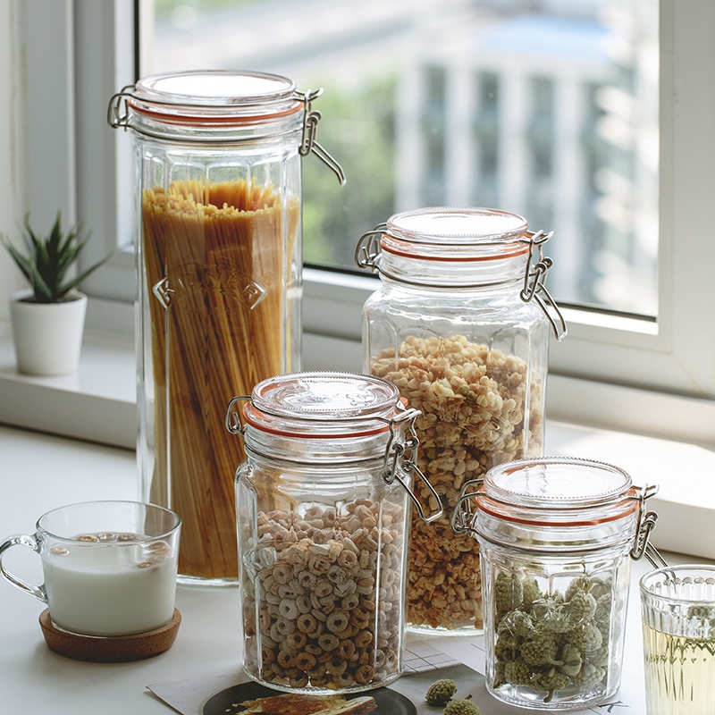kilner密封罐无铅杂粮专用收纳储物瓶子食品级玻璃罐青梅酒泡酒瓶