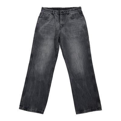 水洗冬季微喇牛仔裤加绒