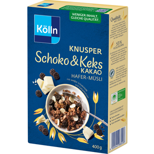 kolln康陇麦进口可可饼干巧克力燕麦片营养代早餐免煮速食冲饮