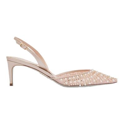 【新品直降】RENE CAOVILLA ARETHA系列水钻女士高跟凉鞋