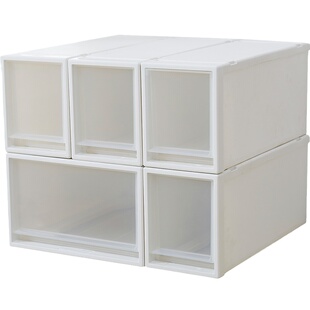 抽屉式收纳盒衣服收纳箱塑料储物收纳柜子透明衣柜收纳衣物整理箱