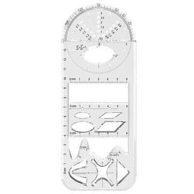 悟生初高中多功能函数尺子绘图尺