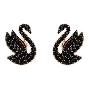 施华洛世奇Swan天鹅耳钉配饰饰品高级仿珍珠送礼物