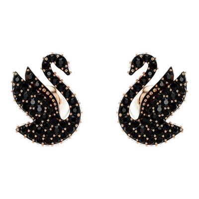 【38礼物】施华洛世奇Swan天鹅耳钉配饰饰品高级仿珍珠