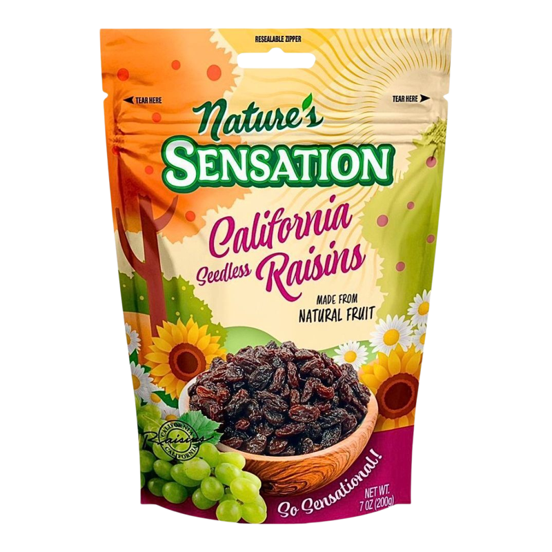 Nature's Sensation进口美国天然之选无核提子干200g休闲零食干货