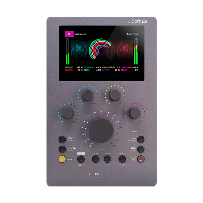 Softube Flow Studio DAW 控制器监听录音棚工作流神器软件控制