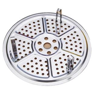 .馒头蒸不锈钢水蒸高压锅屉隔篦子片蒸盘圆形隔蒸笼盖帘蒸家用