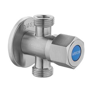 箭牌卫浴不锈钢三通角阀优质陶瓷阀芯加厚防爆分水阀开关一进二出