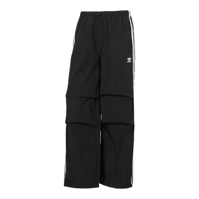 ADIDAS阿迪达斯三叶草女裤2025春新款宽松直筒运动休闲长裤IY7251