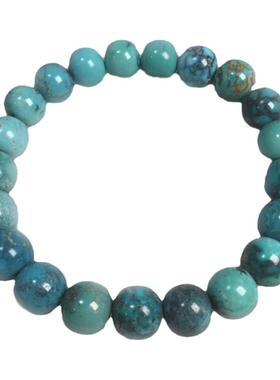 千纪绿松石原矿波西米亚气质绿色