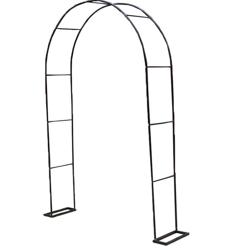 铁艺拱门花架爬藤架葡萄架花园月季攀爬花支架户外植物架子菜棚架