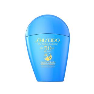 日本资生堂蓝胖子防晒霜女隔离军训清爽不油腻专用官方旗舰店正品