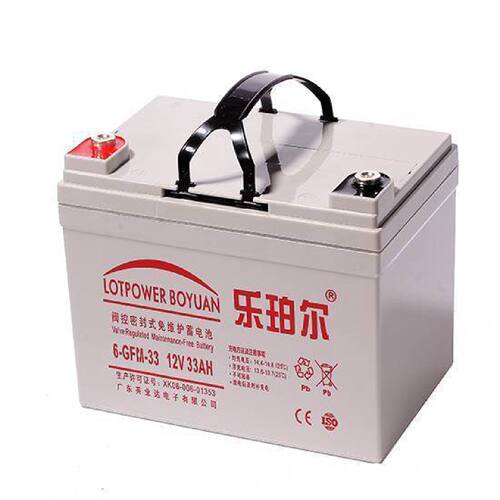 乐珀尔蓄电池6GFM3312V33AH消防照明UPS电源配套EPS直流屏