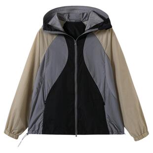 AR高颜值防晒衣山系工装轻薄外套户外宽松防晒服防紫外线UPF50+秋