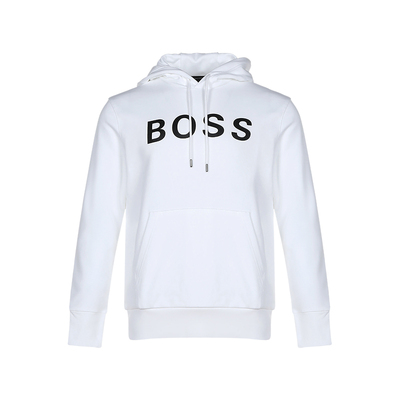 HUGOBOSS男士棉质连帽长袖卫衣