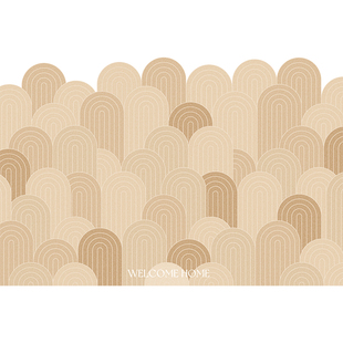 地垫入户门垫高级感奶油风进门口免打理耐脏免洗pvc玄关垫可裁剪