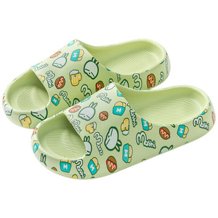 流氓兔拖鞋女夏季卡通印花室内防滑厚底轻便情侣外穿潮流凉拖鞋男