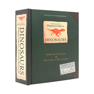 预售英文原版 史前恐龙立体书 3D折叠书 Encyclopedia Prehistorica Dinosaurs The Definitive Pop-Up 儿童英语科普百科全书