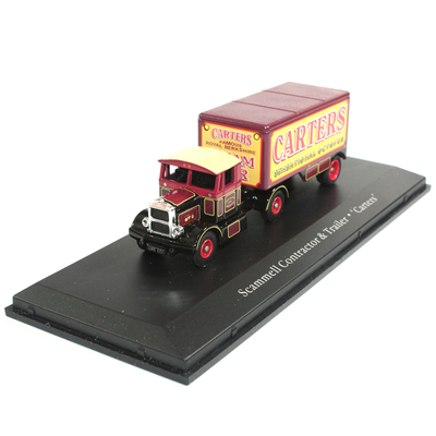 合金卡车拖车模型atlas品牌