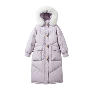 胖mm大码绝美厚外套女冬季新款韩系气质时尚减龄保暖羊角扣棉服潮