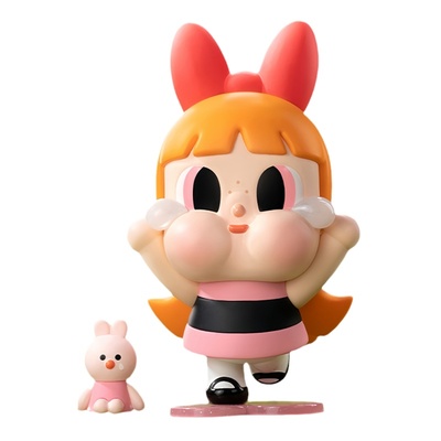 泡泡玛特哭娃飞天小女警系列手办