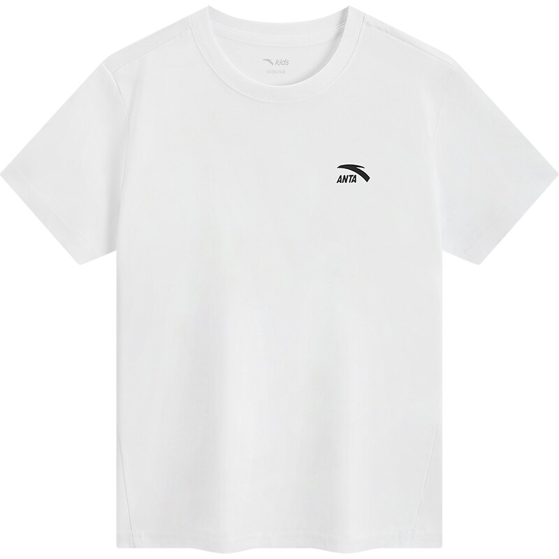 好洗T安踏儿童短T男童针织短袖衫2026年夏季新款速干透气跑步运动