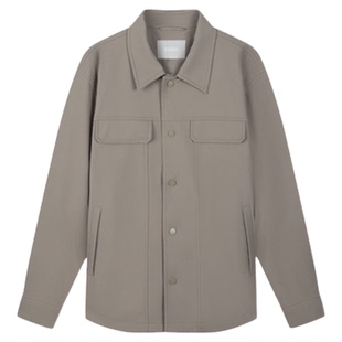 ZIOZIA九牧王旗下男装秋季都市时尚易打理棉感夹克外套男ZJJC3255