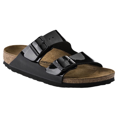 BIRKENSTOCK勃肯漆皮双扣拖鞋