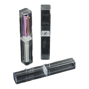 亚克力水晶笔盒透明中性笔礼盒创意文具笔盒钢笔圆珠笔盒迷你盒子