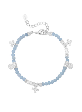 Neverfar幸运方牌天然天使石手链