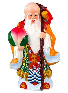 寿公寿婆生日礼物天津泥人张彩塑