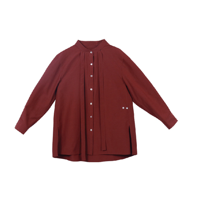 Janeexpress宽松红色系衬衣