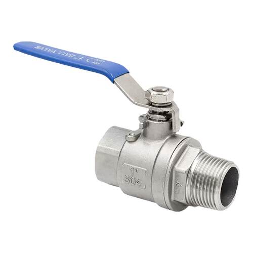 304不锈钢内外丝两片式球阀二片内外丝螺纹全通径球阀/球阀4分1寸