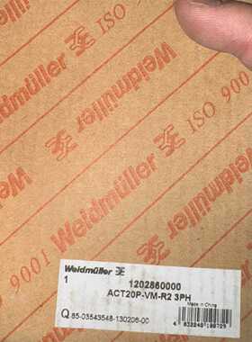 询【议价】Weidmller ACT20P-VM-R2 3PH 讯号