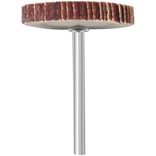 T型百叶磨头砂纸抛光叶轮3mm木工打磨沙纸带柄页轮打磨头百叶轮