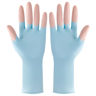 洗碗手套小号防水防滑女士小手专用食品级耐用型厨房加绒家务手套