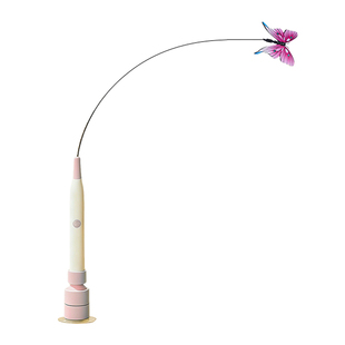 猫玩具自动吸盘逗猫棒猫咪耐咬自嗨解闷宠物小猫电动蝴蝶耐咬神器