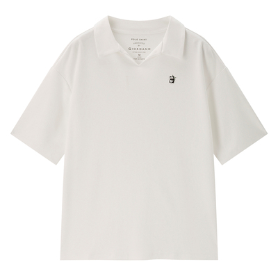 佐丹奴宽松短袖刺绣polo