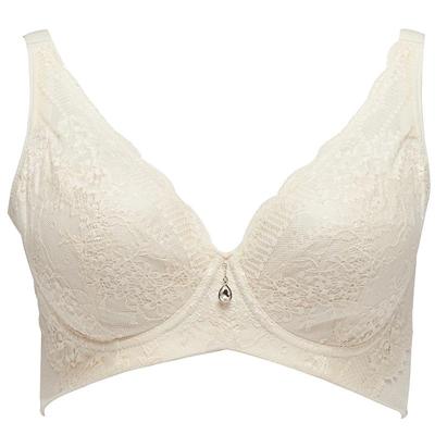 贝佳人文胸钢圈全罩杯大码内衣女